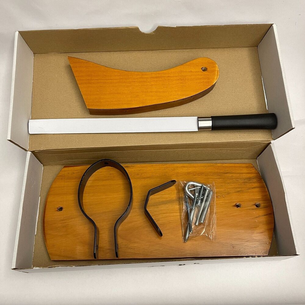Noel Jamon Serrano Stand Holder Carving Knife 9 1/4" high x‎ 14 1/2" x 5 7/8"